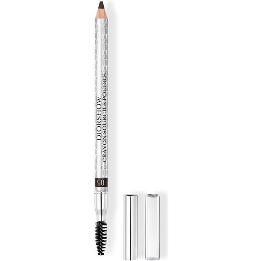 DIORshow crayon sourcils poudre - matita per sopracciglia waterproof - finish naturale - temperino incluso 05 - black