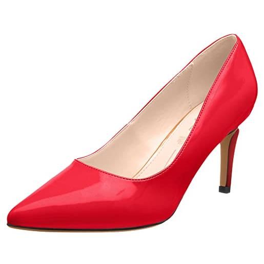 Buffalo fanny2, scarpe décolleté donna, colore: rosso, 36 eu