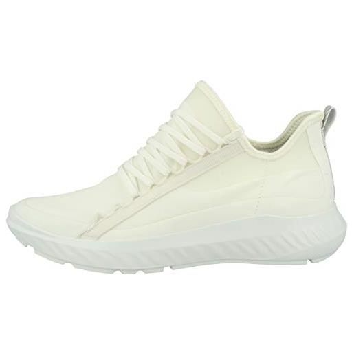 ECCO st. 1 lite w, scarpe da ginnastica basse, donna, bianco (white/white), 38 eu