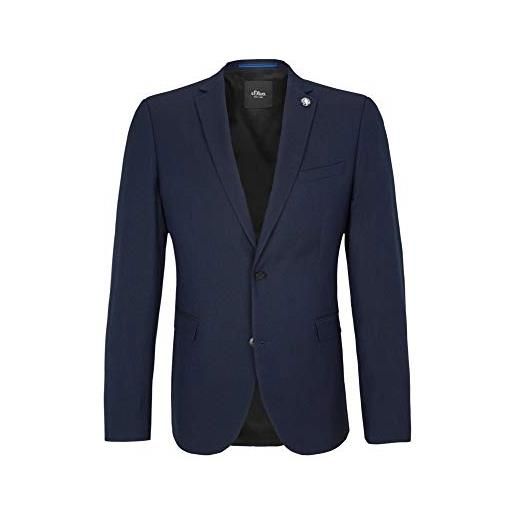 s.Oliver black label uomo 02.899.54.4492 blazer, blu (dark blue 5978), 106