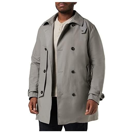 G-STAR RAW men's double breasted trench, grigio (granite d21048-a577-1468), s