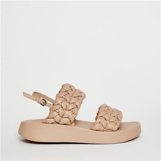 Ash sandalo voyage bis in pelle beige