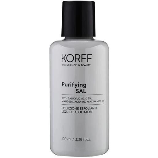 Korff soluzione esfoliante purificante sal con acido salicilico 100ml Korff