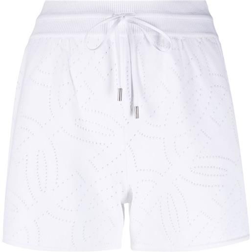 Ferragamo shorts sportivi con coulisse - bianco