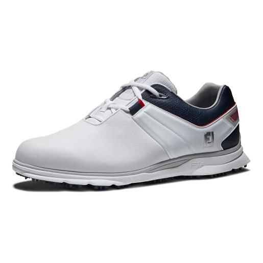 FootJoy pro|sl, scarpe da golf uomo, bianco/grigio, 9.5 uk narrow