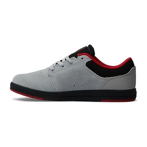 DC Shoes crisis 2, scarpe da ginnastica, grigio/rosso, 39 eu