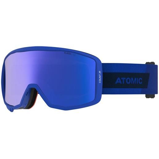 Atomic count cylindrical ski goggles junior blu blue flash/cat2