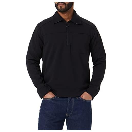 Sisley maglione l/s 322ws5005 maglia di tuta, nero 100, m uomo