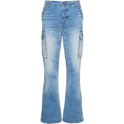 AMIRI jeans cargo kick flare m65 in cotone