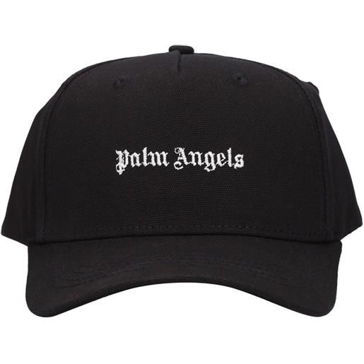 PALM ANGELS cappello baseball in cotone con logo