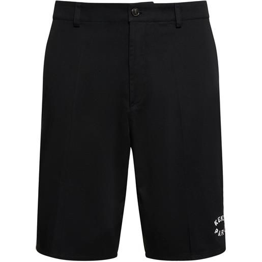 KENZO PARIS shorts in cotone con logo