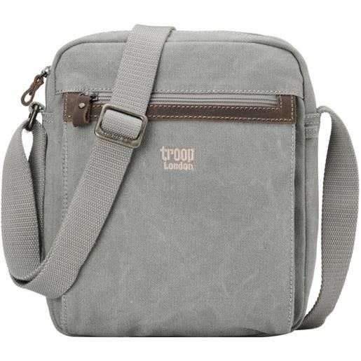 Troop London borsello a tracolla Troop London classic canvas ash grey trp 218