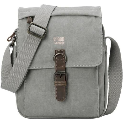 Troop London borsello a tracolla Troop London classic canvas ash grey trp 211