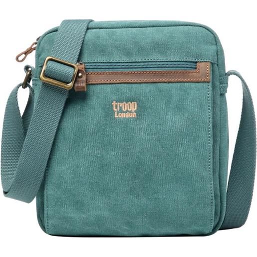 Troop London borsello a tracolla Troop London classic canvas 218 turquoise