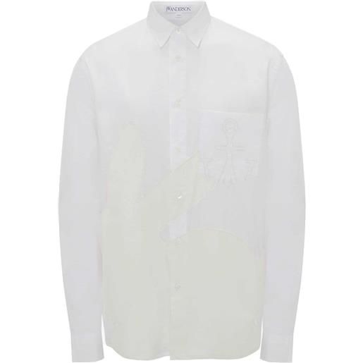 JW Anderson t-shirt con stampa - bianco
