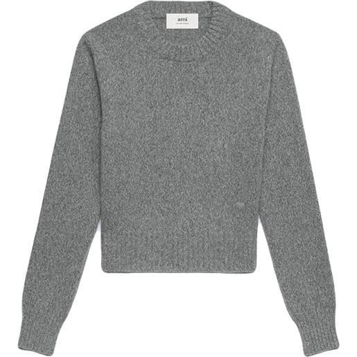 AMI Paris maglione ami de coeur - grigio