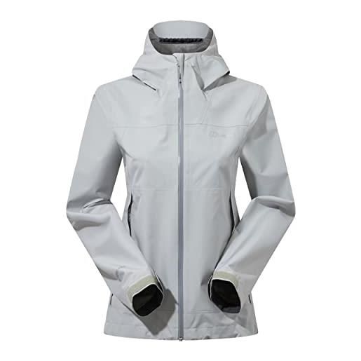 Berghaus paclite dynak giacca esterna impermeabile in gore-tex da donna, harbour mist, xl