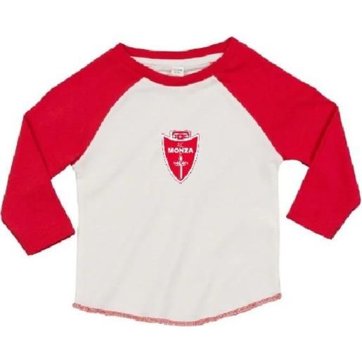MONZA CALCIO t-shirt manica lunga baby taglia 6-12 mesi 66-76 cm