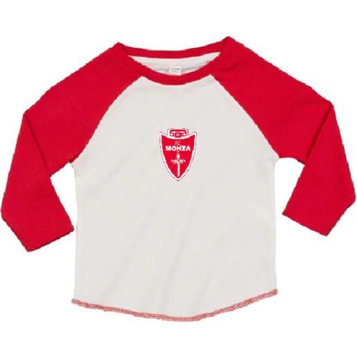MONZA CALCIO t-shirt manica lunga baby taglia 12-18 mesi 76-86 cm