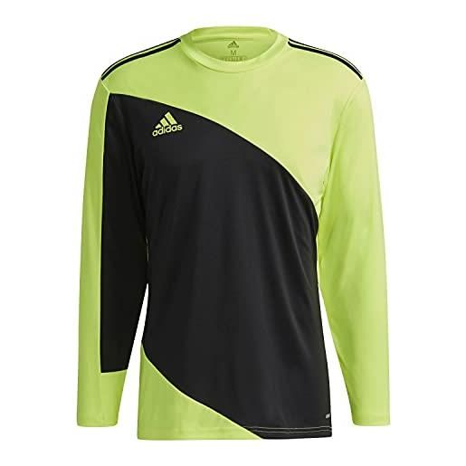 adidas squadra 21 goalkeeper long sleeve jersey, maglia lunga uomo, team navy blue/bold aqua, l
