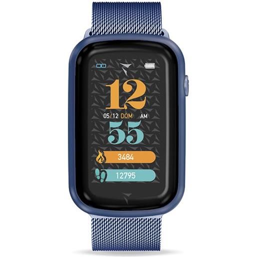 Techmade smartwatch steps maglia blue
