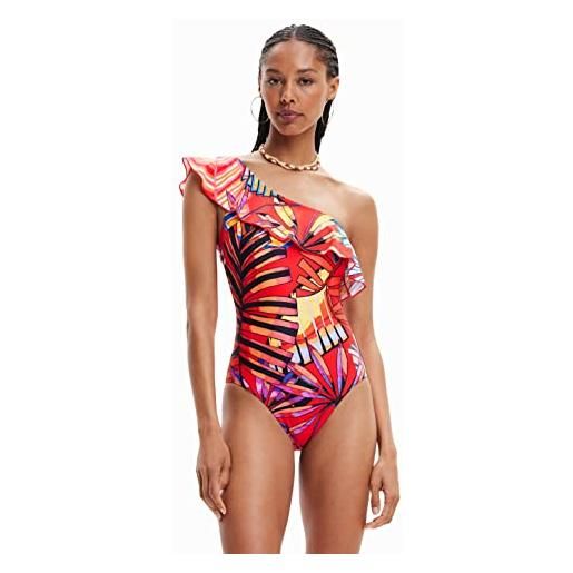 Desigual swim_medewi 7058 set bikini, colore: arancione, m donna