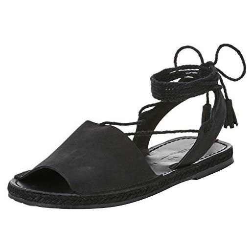Titi Couture classic, sandali gladiator donna, nero, 38 eu