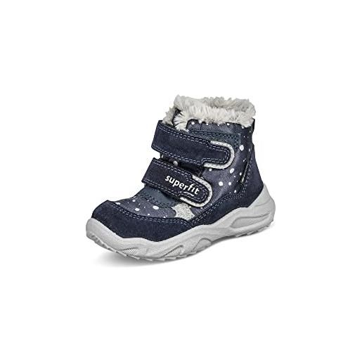 Superfit glacier caldo foderato gore-tex, stivali da neve, blu 8020, 26 eu