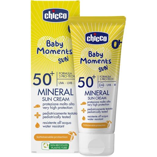 CHICCO LEGGERA baby moments sun crema solare mineral spf50+ 75 ml - registrati!Scopri altre promo