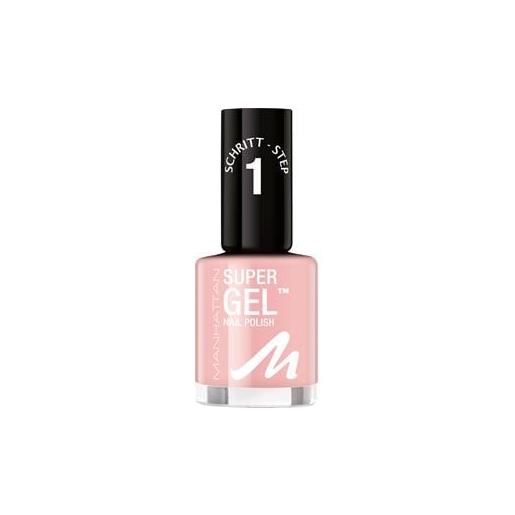 Manhattan make-up unghie super gel nail polish 500 very berry 90s