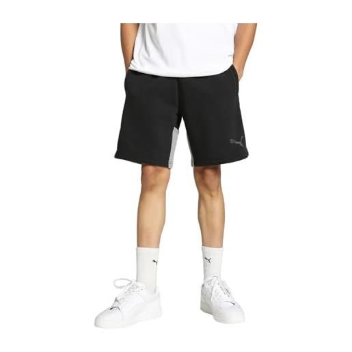 PUMA teamcup casuals pantaloncini, maglia uomo, black, xxl