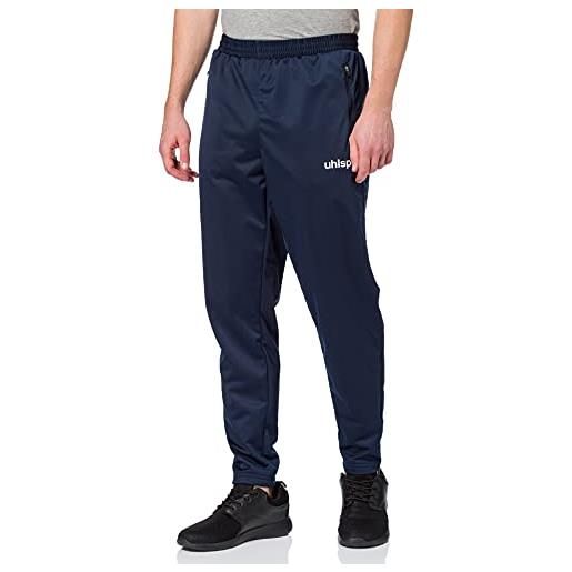 uhlsport abbigliamento classico pantaloni, uomo unisex-adulto, blu (marine 14/weiß), xs