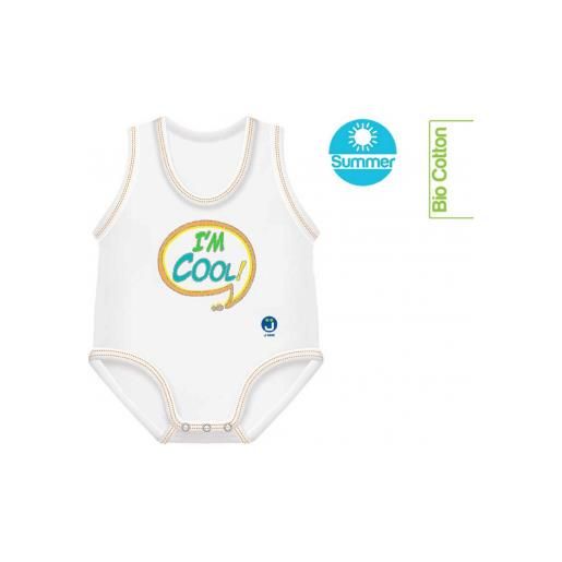 COLPHARMA SRL body neonato neonata 0-36 mesi bio cotton summer i'm cool - j bimbi estate