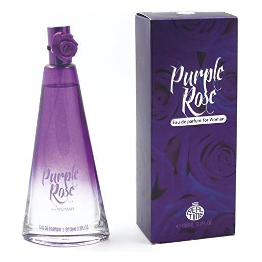 Real Time 'real time eau de parfum 100 ml donna. Purple rose - in tempo reale