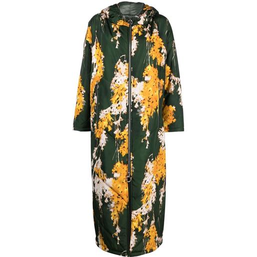 Del Core cappotto a fiori - verde