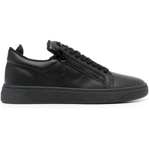 Giuseppe Zanotti sneakers con zip - nero