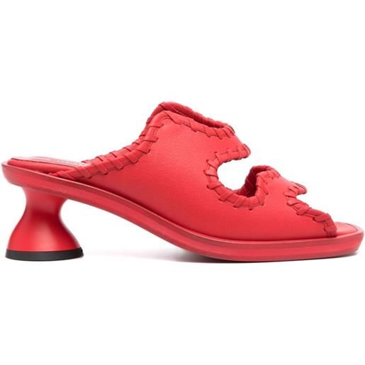 Eckhaus Latta sandali toadstool 65mm - rosso