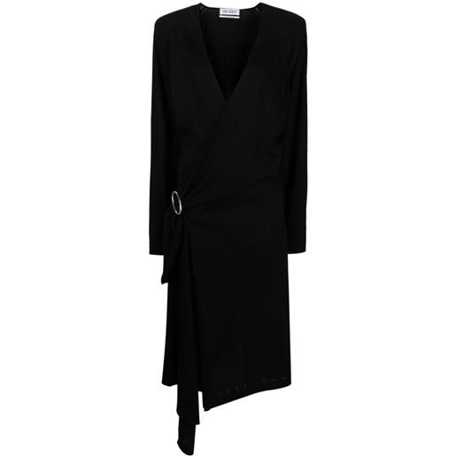 The Attico abito con maniche lunghe - nero