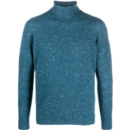 Drumohr maglione a collo alto - blu