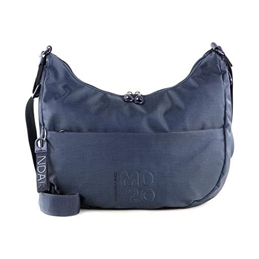 Mandarina Duck md 20 p10qmt27, borsa a spalla donna, grigio (steel), 37x35x12 l x h w