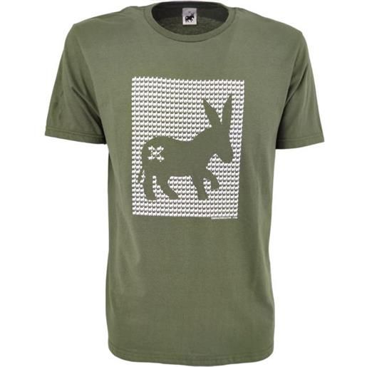 SENSA CUNISIUN t-shirt pattern logo uomo military green