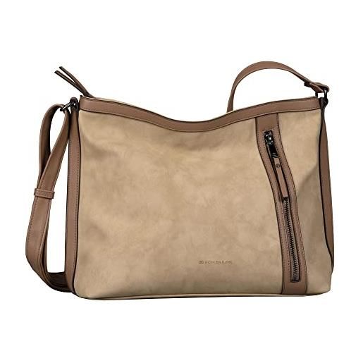 TOM TAILOR deya, borsa a donna, beige, 35x13x26