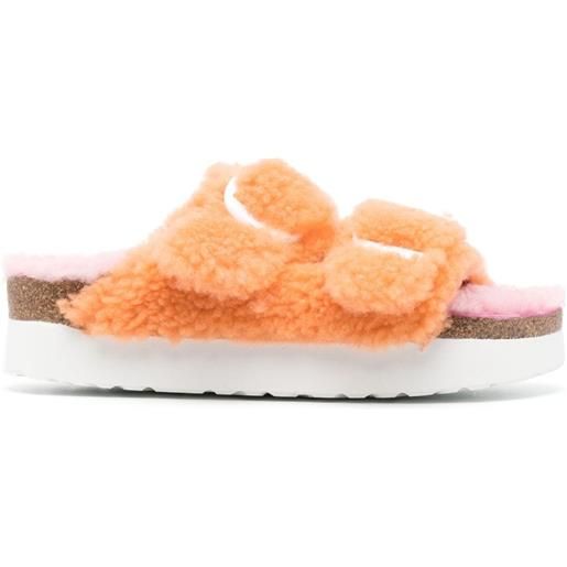 Birkenstock sandali slides teddy split - rosa