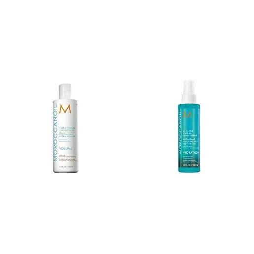 Moroccanoil balsamo extra volume 250 ml & all in one leave-in conditioner, 160 ml