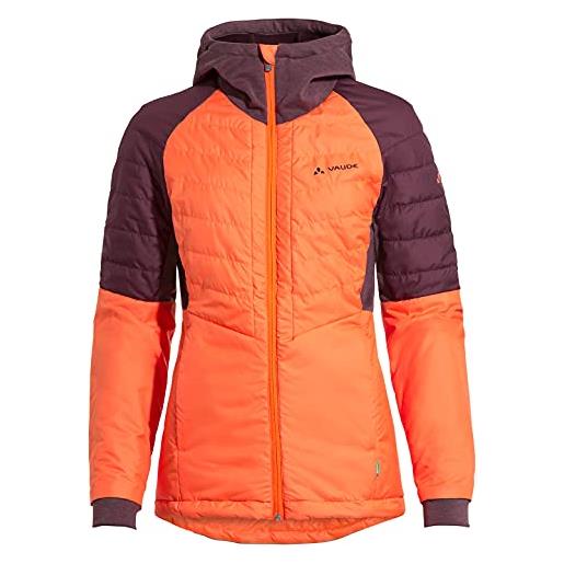 VAUDE giacca da donna cyclist hybrid, donna, giacca, 42493, arancione fluo, 34