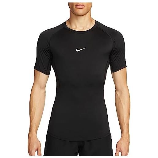 Nike np dri-fit t-shirt, nero/bianco, x-large uomo