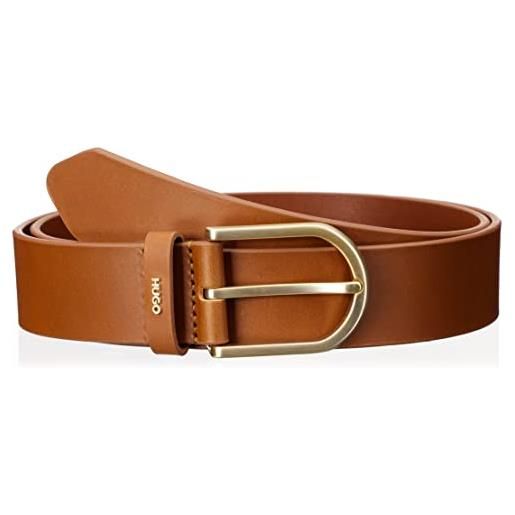 HUGO zoey belt 3,5 cm cintura, marrone medio 210, 100 cm donna