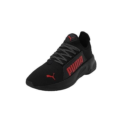 PUMA softride premier slip-on, scarpe per jogging su strada uomo, nero per tutti i tempi rosso fresco grigio scuro, 40.5 eu