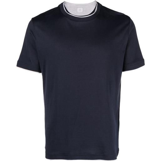 Eleventy t-shirt girocollo - blu