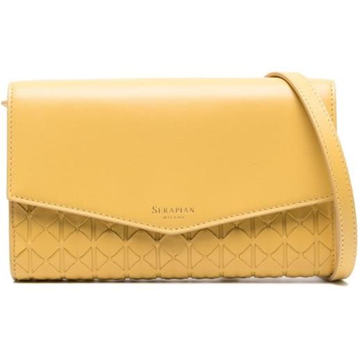 Serapian clutch mosaico - giallo